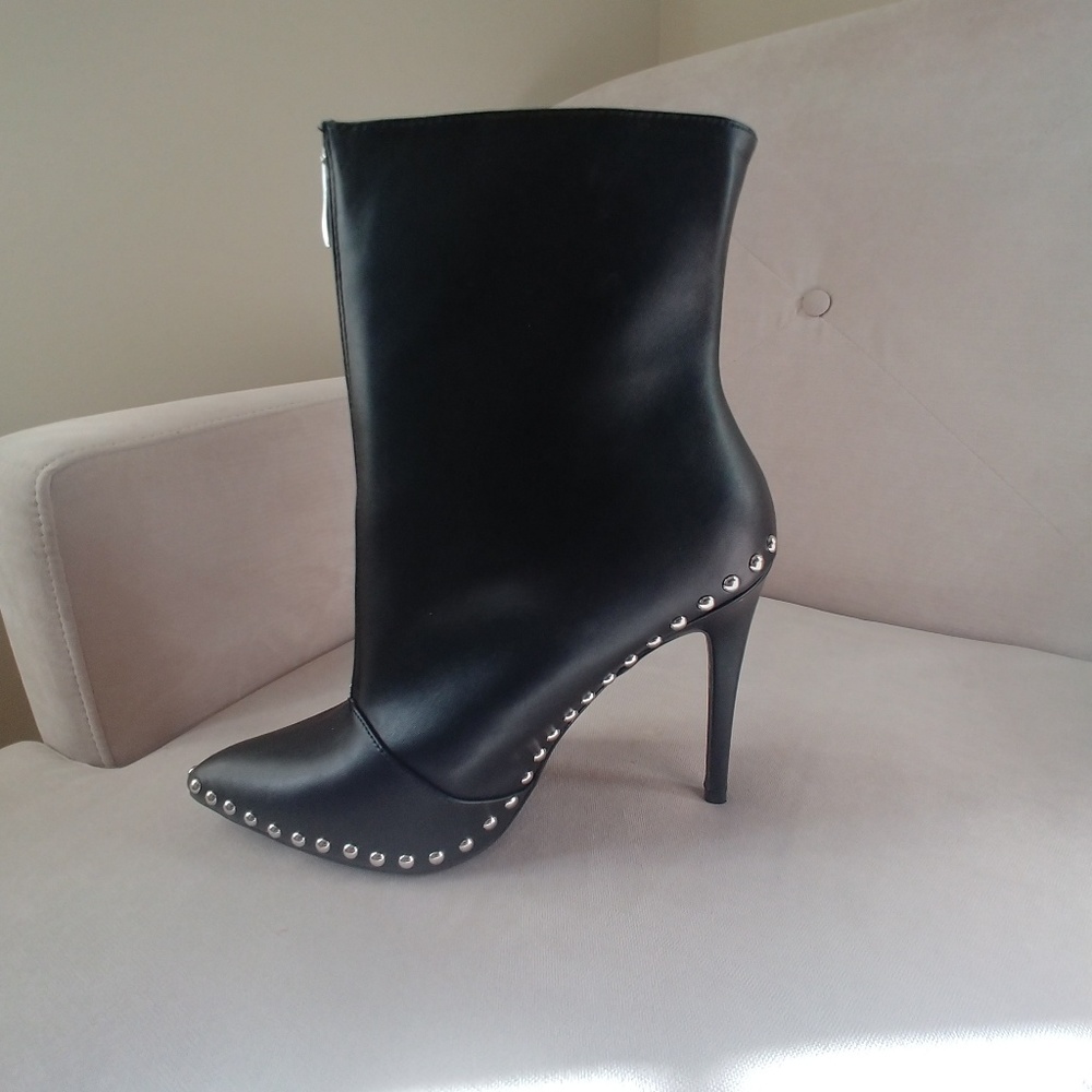 Black Studded Boots